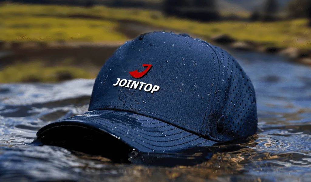 Performance cap product scene for sports and activewear brands